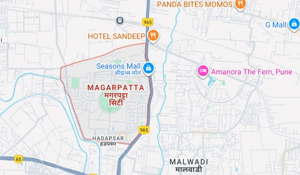 Godrej Magarpatta Location Map